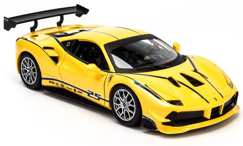 Mô hình Xe Ferrari 488 Challenge Yellow 1:24 (18-26307)